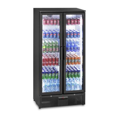 China Supermarket. Internet cafe. Upright Restaurant Glass Door Commercial Supermarket Display Refrigerator for sale