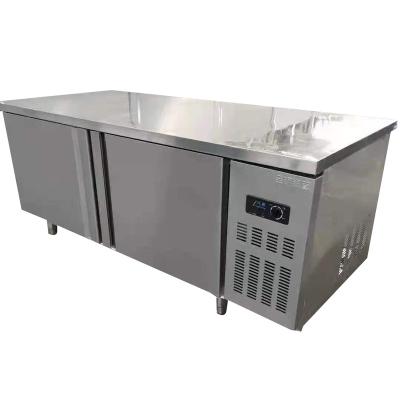 China Supermarket. Internet cafe. Restaurant High Quality Commercial Stainless Steel Static Refrigerated Freezer Under Bench Refrigerator for sale