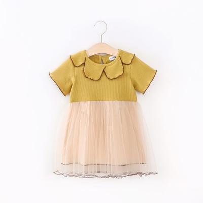 China 2022 Summer Girl Dress Wholesale Tulle Baby Girls Dresses Washable Girls Clothing for sale