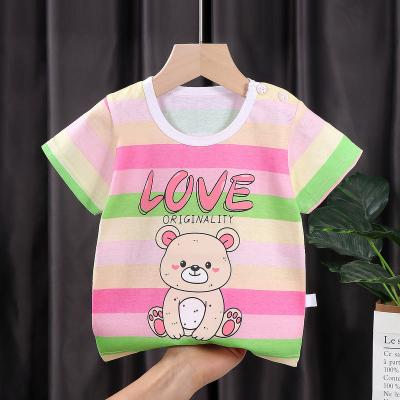 China Top Stylish 100% Summer Compressed Print Boys Cotton T-shirt Sleeve Shorts Clothing Kids Dinosaur T-shirt for sale