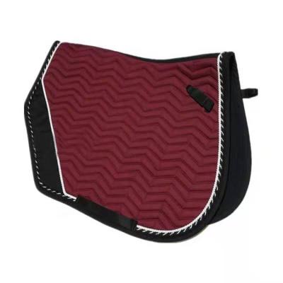 China New Horse English Saddle Pad Luxury Cotton Equestrian Printed English Saddle Pad for sale