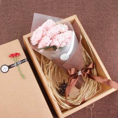 China Europe Rose Soap Flower Artificial 2021 Mothers Day Gifts For Women Dried Flower Bouquets Flower Soap Box Birthday Gifts High Quality for sale