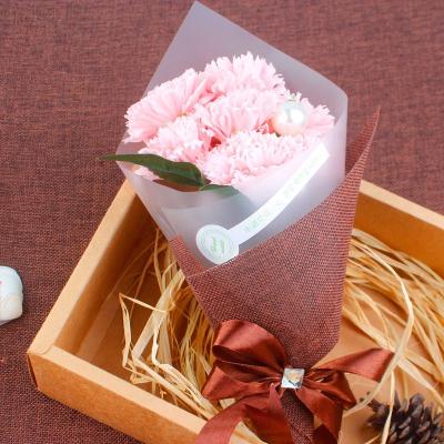 China High Quality Artificial Europe Mothers Day Valentines Gift Rose Soap Flower Soap Box 2022 Set Dried Flower Bouquets for sale