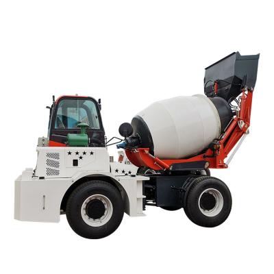 China Latest type 1.2m3 1.5m3 2.5m3 35m3 hotels self loading concrete mixer truck hydraulic pump concrete mixer design of mixer truck for sale