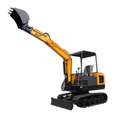 China Mini farms ttrack excavator manufacturer 1.5ton 1.8 ton 2 ton mini bagger excavator with hammer for sale for sale