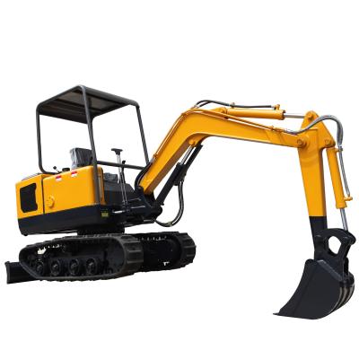 China Farms Chinese 1.5ton Crawler Mini Digger 1.5t 2t Excavator Machine for sale