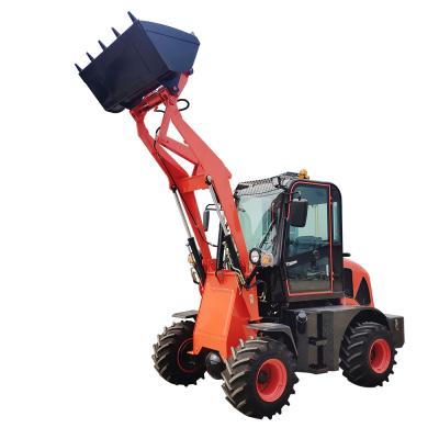 China Farms selling best in Europe Spain mini wheel debris loader payloader 800kg chinaloader 250cc 914g for sale