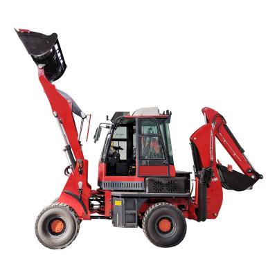 China Low Price Farms Articulated Mini Wheel Loader Backhoe Loader Mini Wheel Loader Backhoe Loader 4x4 Backhoe for sale