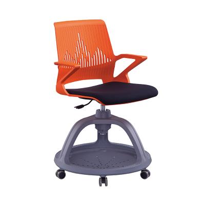 China Strong rotatable, bookcase, armrests, plastic training chair for sale