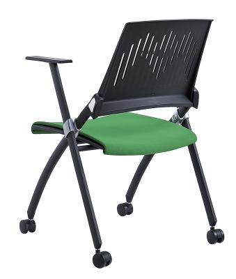 China Strong ergonomic training chair with wheels, chair with cushion color, removable and customizable for sale