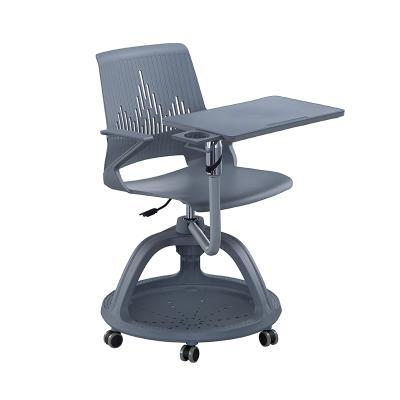 China Factory Wholesale (Height)Adjustable Student Chair School Chair With Writing Tablet For Training for sale