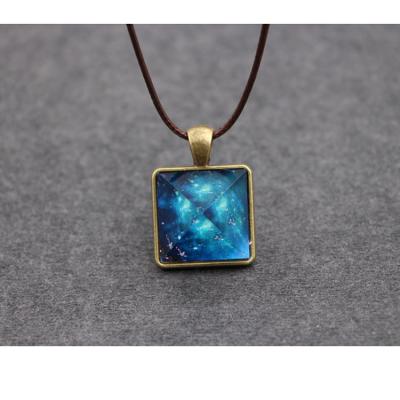 China Star Punk World Charm Pendant Necklace Glow in Dark Fantasy Pendant Necklace for sale