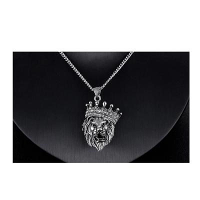 China Lion King of Narnia Stainless Steel The Chronicles Pendant Necklace for sale