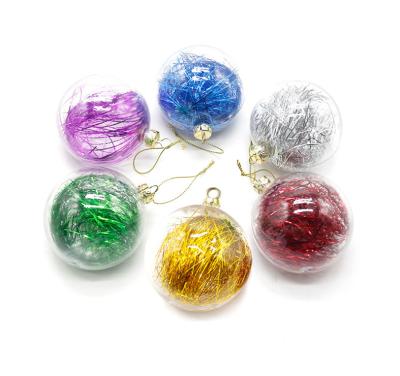 China Wholesale Plastic Xmas Tree Ornament Ball Christmas Tree Ornament Sublimation 8cm Sublimation Ball Christmas Hanging Ball for sale