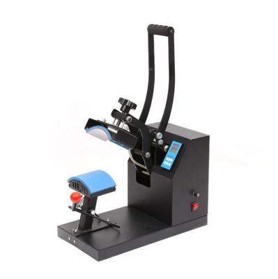 China Print Shops Double Display Hat Heat Press Machine Sublimation Clamshell Transfer 90 Spin Headwear Heat Press Machine for sale