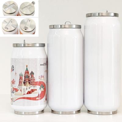 China Hot Selling Customized Business Sublimation Blanks Coke Cans Stainless Steel Mug Sublimation Cola Can Blank Stainless Steel Cans for sale