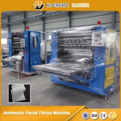 China 210x210 230x230mm hand towel paper folding converting making machine two lines HCL 210x210 230x230mm two line hand towel paper folding machine for sale