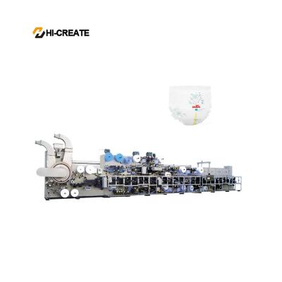 China factory machine baby diaper making price for sale