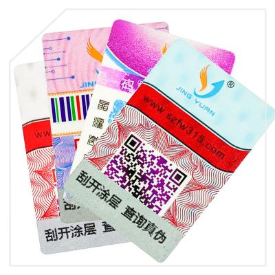 China Brand New Custom Factory Self Adhesive Sticker Waterproof For Cosmetic for sale