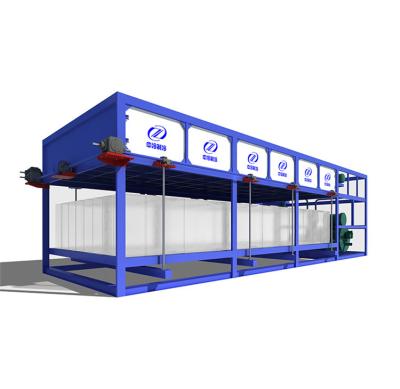 China Cultivates Modern Design Economical 2021 Tons 5/24 Hours Automatic Ice Block Making Machine 20Kw Industrial for sale