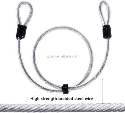 China 0.5m-10m PVC coated steel cable 0.5-10m*4-22mm for sale