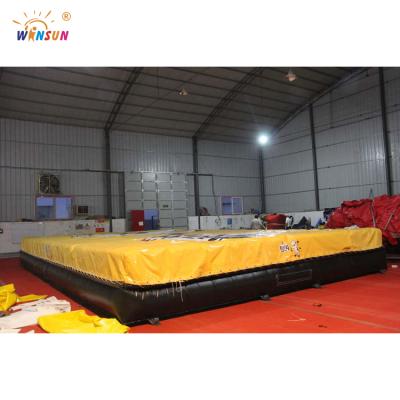 China Winsun WSP-261 Extreme Airbag Gymnastics Game Vinyl Inflatable Foam Mine Airbag for sale