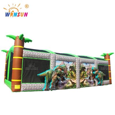 China New Design Camouflage Game/Dinosaur Field Inflatable Outdoor Inflatable Lawn Tent Party Custom Inflatable Tent Large Inflatable Lawn Tent for sale