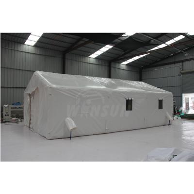 China Hospital Inflatable Medical Inflatable PVC Tent Inflatable Military Shelter For Sale for sale