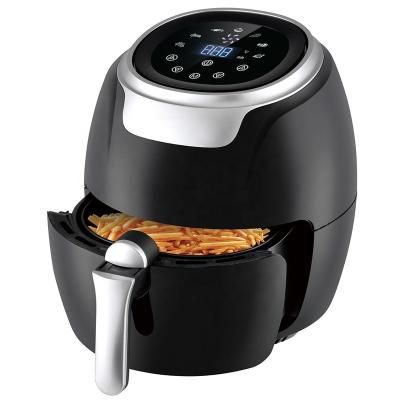 China Hotel Factory Customized LED Display Cheap Touch Screen Smokeless Turkey Fryer No Oil Air Fryer Pan For Baking And Grilling for sale