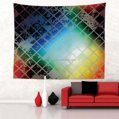 China Colorful Simple Tapestry Printed Mandala Tapestry Indian 130cmx150cm Boho Wall Decorative for sale