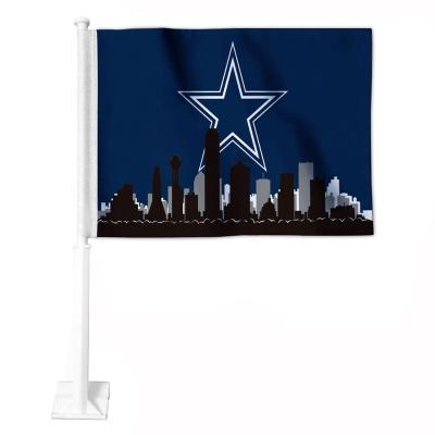 China Hot Sales Promotion VOLANTE 30x45cm Dallas Cowboy Car Flag Customizable for sale