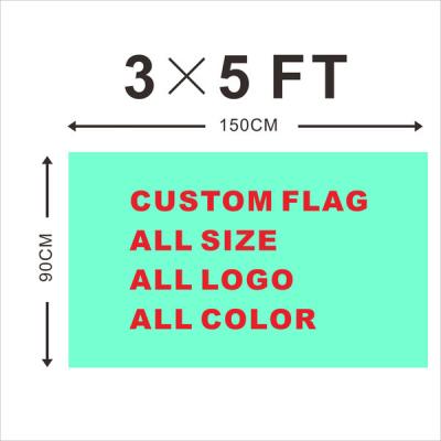 China 3X5 FT Hanging Or Flying Digital Printed Mixed Order Designs All All Size All Logo Flags Custom With Grommets for sale