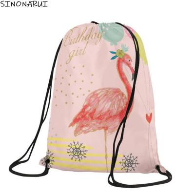 China Eco-friendly Drawstring Backpack Dust Drawstring Bag Muslin Bags Customized Non Woven Drawstring Bag for sale