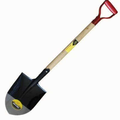 China wholesale shovel with wooden handle farm tools garden hand shovel 503D S503D for sale