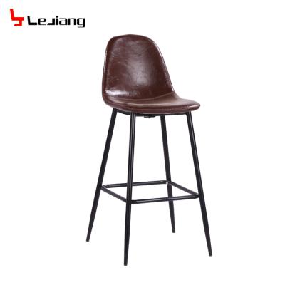 China Wholesale Morden Italian Design Fabric Top Metal Leg Used Bar Stools for sale