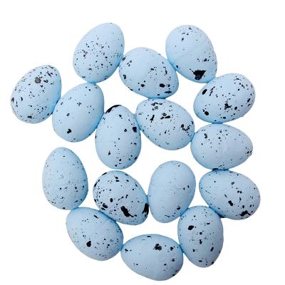 China Happy Easter Gift Easter Decorations Painted Bird Pigeon Eggs DIY Craft Kids Gift Favor Decor Home Easter Party for sale