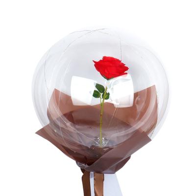 China 18 Inch Balloon Promotional Toy Led Bobo Balloon Valentine Decoration Balloons Transparent for sale