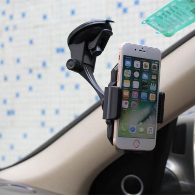 China Easy Install Cell Phone 107093A Universal Retractable Clip Along Stand Flexible Arm Phone Holder for Car Home for sale