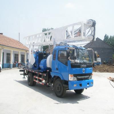 China Factory 400m Truck Mounted Water Well Drilling Rig With Option Chassis For Sale for sale