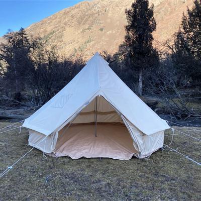 China Retail Luxury Large Family 8-12 People Spring Outdoor Outlet Tent Straight Tying Type Yurt Camping Wedding Tents Shaped Tents Luxury Mongolian for sale