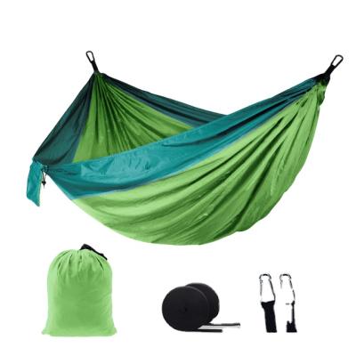 China Custom 210T Outdoor Factory Hammock Folding Single Setup Professional Nylon Tent Hammock Hanging Supporting 300kg Double Person Hammock Swings For Camp for sale