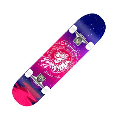 China China Factory Professional Wholesale Adult Maple Skateboard Custom Youth Skateboard Heat Transfer Pattern Beginner Skateboard 4 Wheels for sale