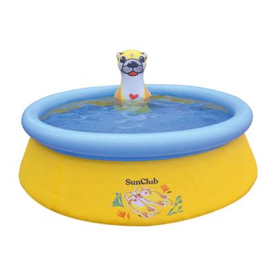 China Factory Wholesale Inflatables Swimming Pool Family Quality Guarantee Lovely Kids Outdoor Pool PVC Material Simple Home Use For Summer for sale