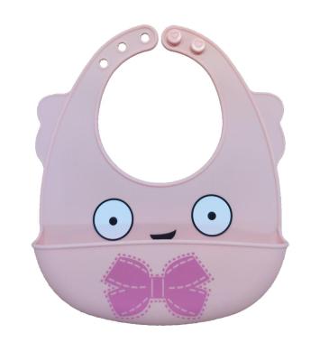 China Factory direct sales custom baby products waterproof and dirtproof bib BPA free silicone AliGan antibacterial bib baby eating tool for sale