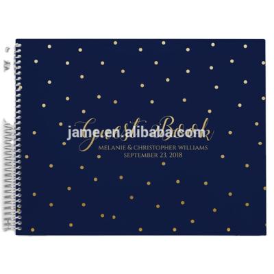 China New Hot Sale Memory Wedding Guest Book Printing / Alternative Customized Rustic Wedding Guest Books for sale