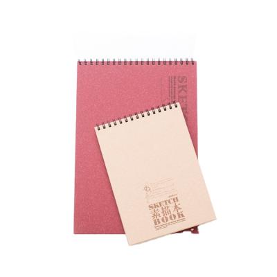 China Memory PU Leather Wire Binding Home Book Customized Logo Printed Notebook for sale