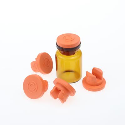 China Cosmetic Packaging/Pharmaceutical Aluminum Cap Butyl Rubber Bottle Stopper 20mm Plus Medical Cap For Vials Injection Rubber Sealing Vials for sale