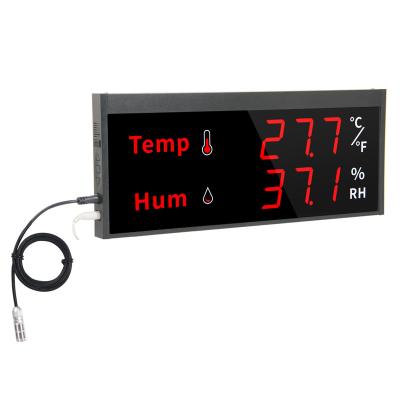 China New! Large Screen Upper/lower limit humidity temperature alarm wifi with tuya app alert humidity temperature control en venta