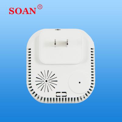 中国 Home kitchen usage CH4 Gas leak sensor alarm 110/220V Independent Natural Gas detector WIFI tuya APP 販売のため