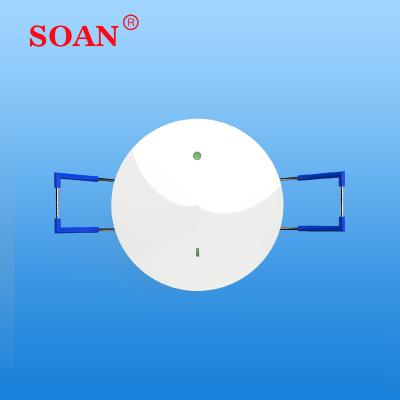 中国 SOAN 360 degree ceiling mounted microwave motion sensor light switch 販売のため